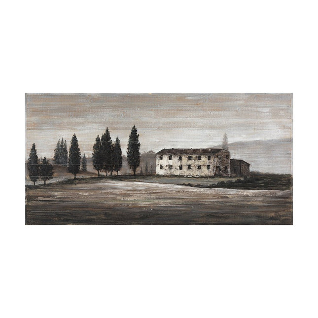 Tuscan Cypress Hand Painted Distressed Unframed Wall Art HomeRoots