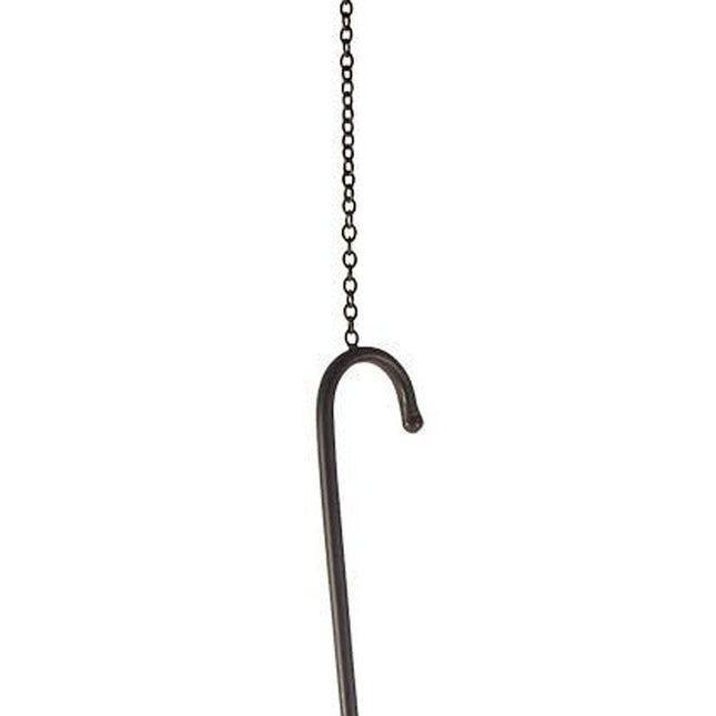 39" Black Woven Metal Lantern Candle Holder HomeRoots