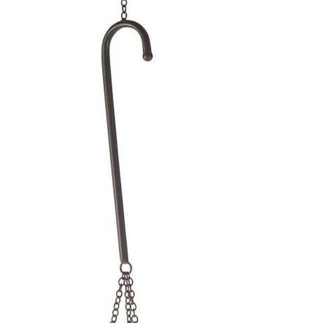 42" Black Distressed Woven Metal Lantern Candle Holder HomeRoots