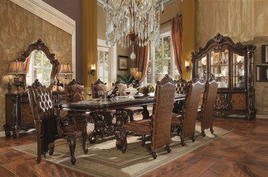 ACME 61100 Versailles Dining Table, Cherry Oak (1Set/2Ctn) ACME Furniture
