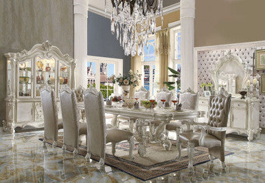 ACME 61130 Versailles Dining Table, Bone White (1Set/2Ctn) ACME Furniture