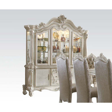 ACME 61134 Versailles Hutch & Buffet, Bone White (1Set/2Ctn) ACME Furniture