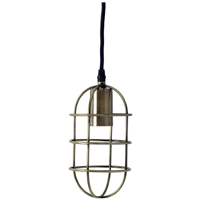 Gold Single Metal Dimmable Ceiling Light With Antiqued Brass Shades HomeRoots
