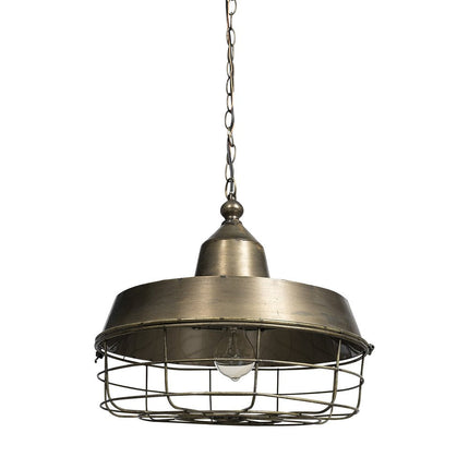 Gold Single Metal Dimmable Ceiling Light With Gold Shades HomeRoots