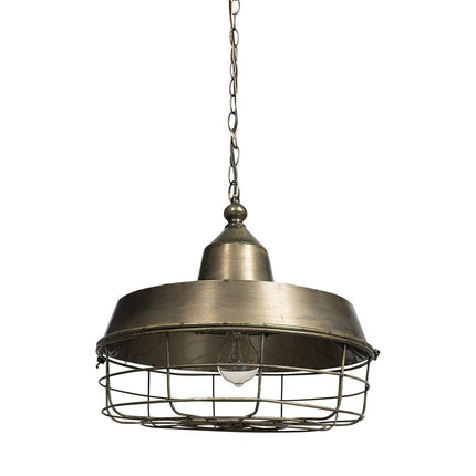 Gold Single Metal Dimmable Ceiling Light With Gold Shades HomeRoots