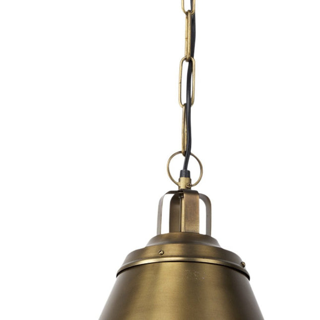 Gold Single Metal Dimmable Ceiling Light With Gold Shades HomeRoots