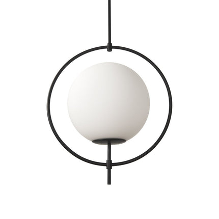 Black And White Single Metal Dimmable Ceiling Light With White Shades HomeRoots