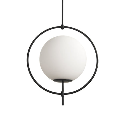 Black And White Single Metal Dimmable Ceiling Light With White Shades HomeRoots