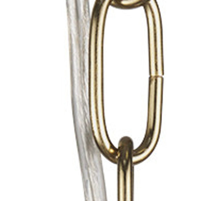 Clear And Gold Single Metal Dimmable Ceiling Light With Clear Shades HomeRoots