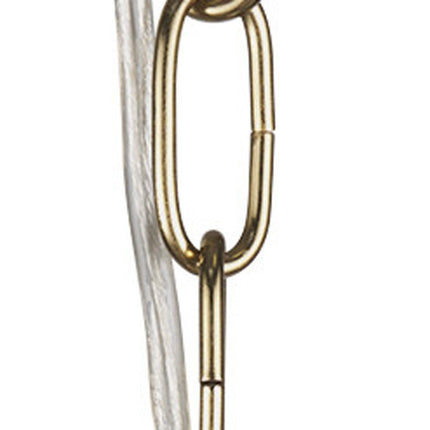 Clear And Gold Single Metal Dimmable Ceiling Light With Clear Shades HomeRoots