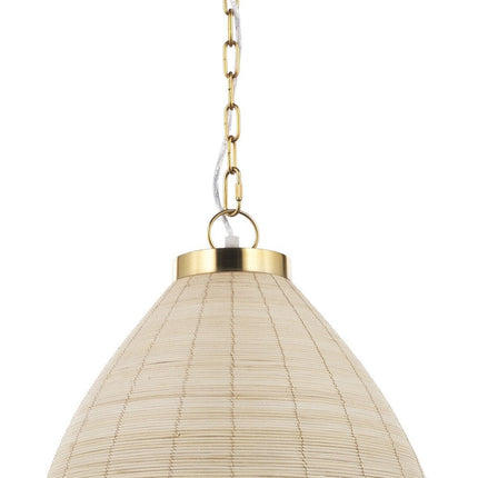 Brown Single Metal Dimmable Ceiling Light With Brown Shades HomeRoots