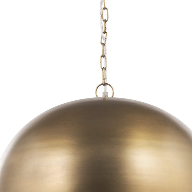 Gold Single Metal Dimmable Ceiling Light With Gold Shades HomeRoots