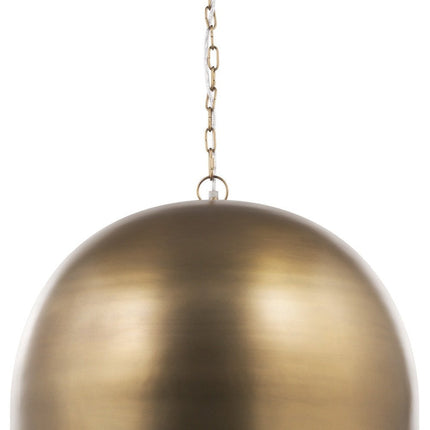 Gold Single Metal Dimmable Ceiling Light With Gold Shades HomeRoots
