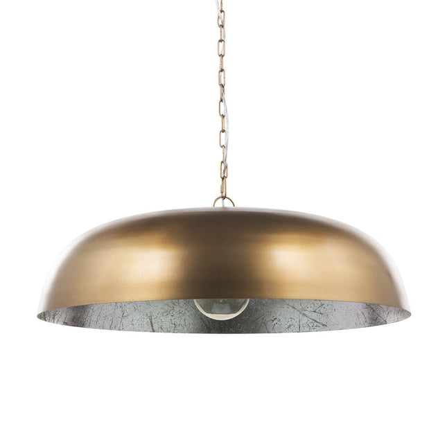 Gold Single Metal Dimmable Ceiling Light With Gold Shades HomeRoots