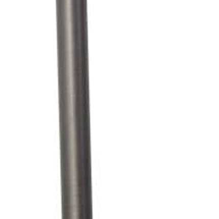 25" Gray Round Bedside Lamp With Drum Shade HomeRoots