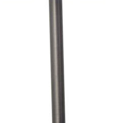 25" Gray Round Bedside Lamp With Drum Shade HomeRoots