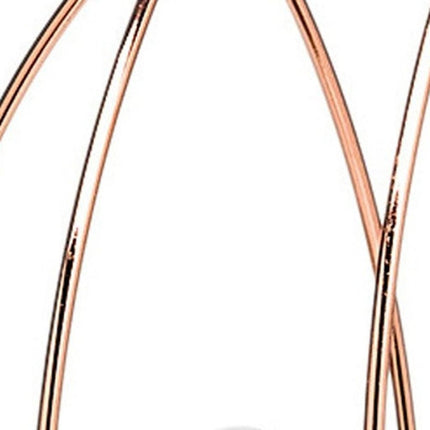 19" Rose Gold And Black Lantern Lantern With Shade HomeRoots