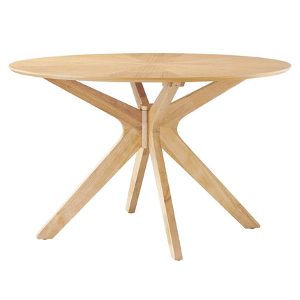 Modway EEI-3847 Crossroads 47" Round Wood Dining Table Modway