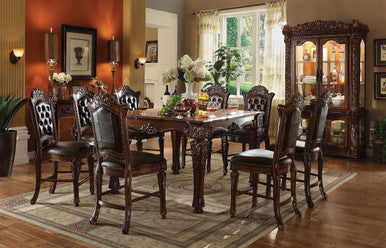 ACME 62025 Vendome Counter Height Table, Cherry ACME Furniture