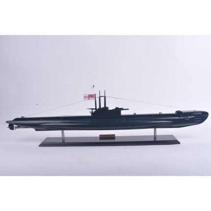 6" Unfinished Wood Hand Painted Model Boat