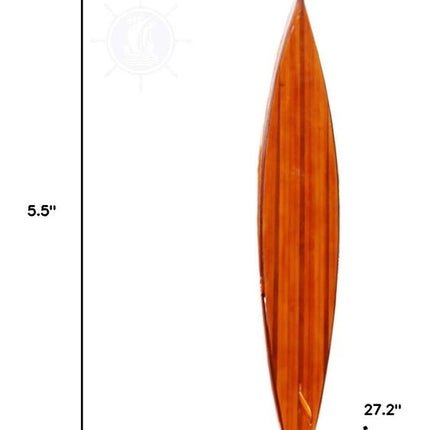 6" Unfinished Wood Hand Painted Model Boat HomeRoots
