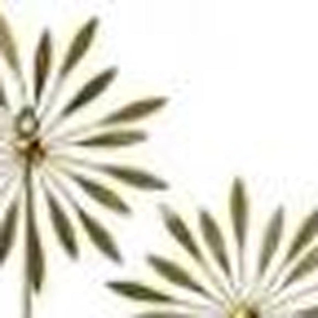 24" Gold Orange And Black Silent Analog Novelty Wall Clock HomeRoots