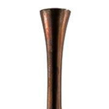 41" Burnished Brown Aluminum Floor Vase HomeRoots