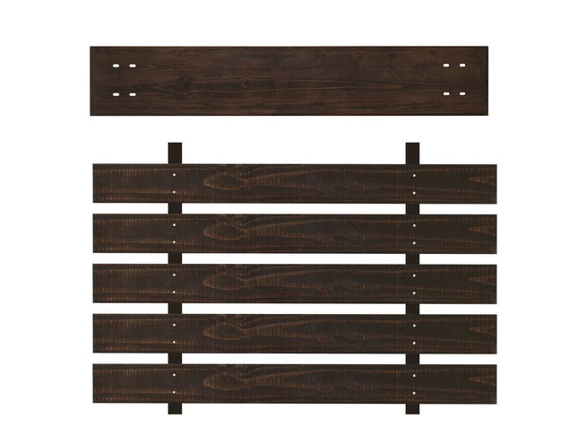 96" Distressed Solid Wood Entertainment Center HomeRoots