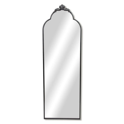 65" Black Metal Arch Full Length Hanging Mirror HomeRoots
