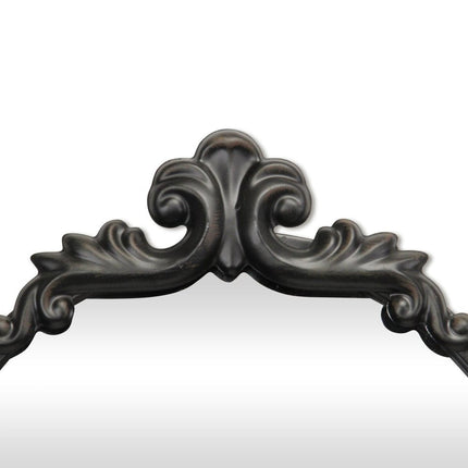 65" Black Metal Arch Full Length Hanging Mirror HomeRoots
