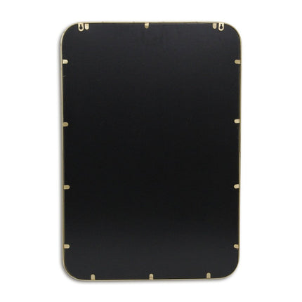 32" Gold Metal Beaded Accent Mirror