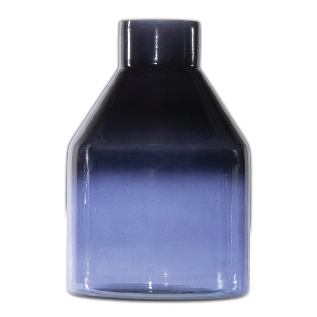 7" Blue Ombre Glass Cylinder Table Vase HomeRoots