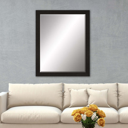 45" Dark Brown Framed Accent Mirror HomeRoots