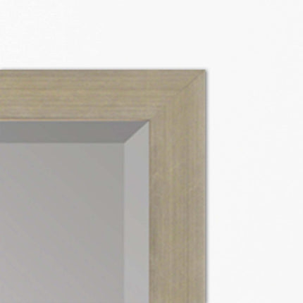 31" Silver Wood Accent Mirror HomeRoots