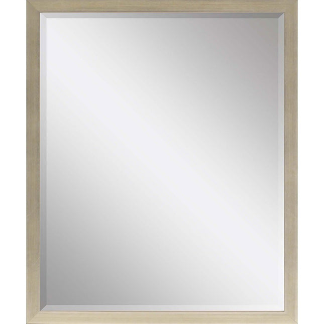 31" Silver Wood Accent Mirror HomeRoots