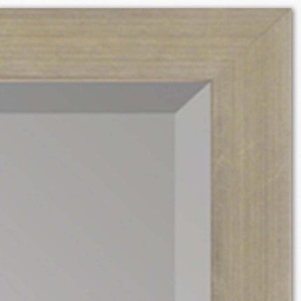 31" Silver Wood Accent Mirror HomeRoots