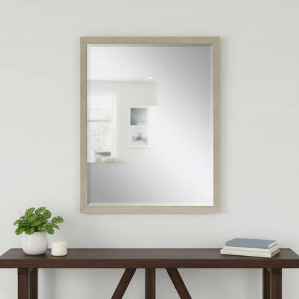 43" Silver Wood Accent Mirror HomeRoots