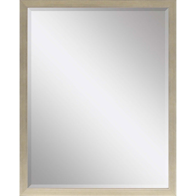 51" Silver Wood Accent Mirror HomeRoots