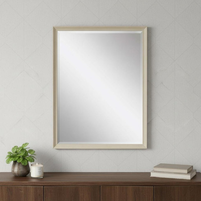 51" Silver Wood Accent Mirror HomeRoots