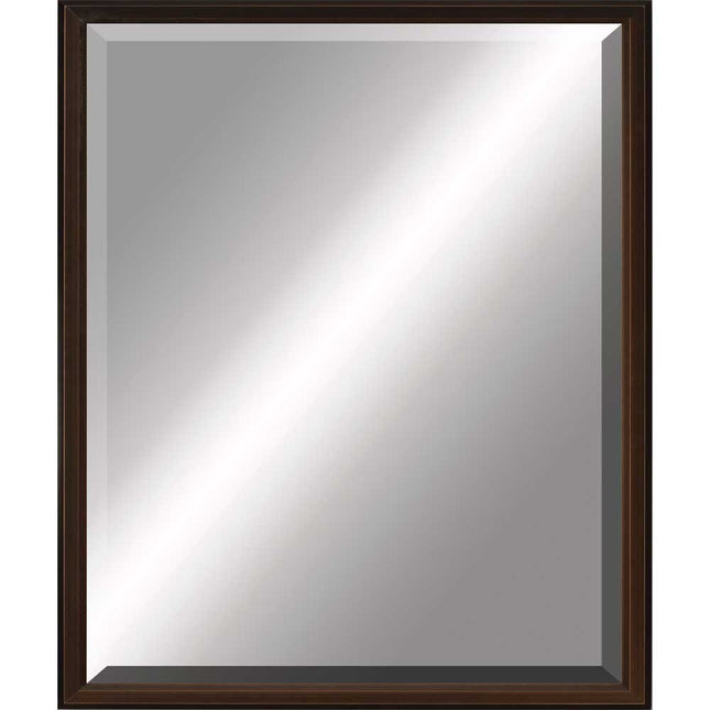 31" Bronze Wood Accent Mirror HomeRoots