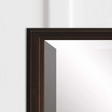 31" Bronze Wood Accent Mirror HomeRoots