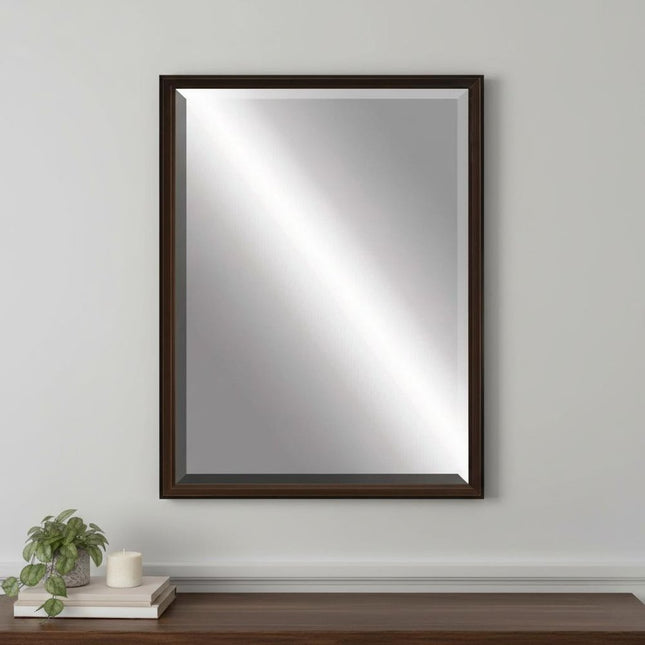 43" Bronze Wood Accent Mirror HomeRoots