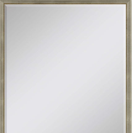 42" Silver Wood Accent Mirror HomeRoots