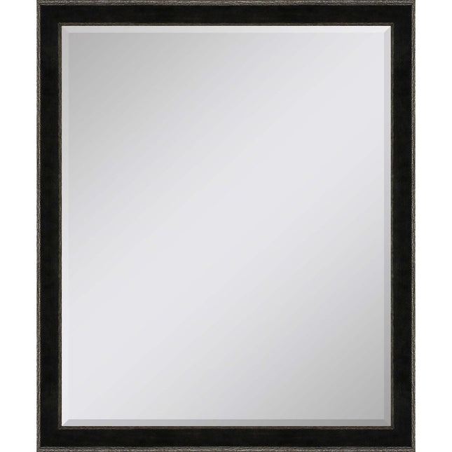 32" Dark Brown Wood Accent Mirror HomeRoots