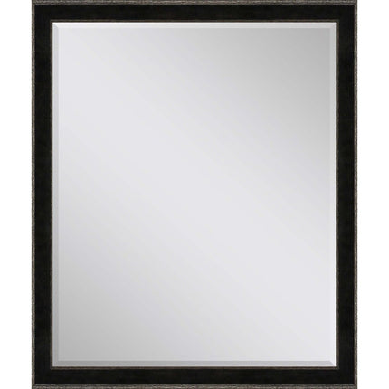 32" Dark Brown Wood Accent Mirror HomeRoots