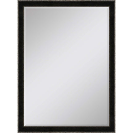 40" Dark Brown Solid Wood Framed Accent Mirror HomeRoots