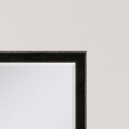 40" Dark Brown Solid Wood Framed Accent Mirror HomeRoots