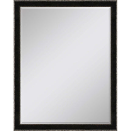 44" Dark Brown Wood Accent Mirror HomeRoots