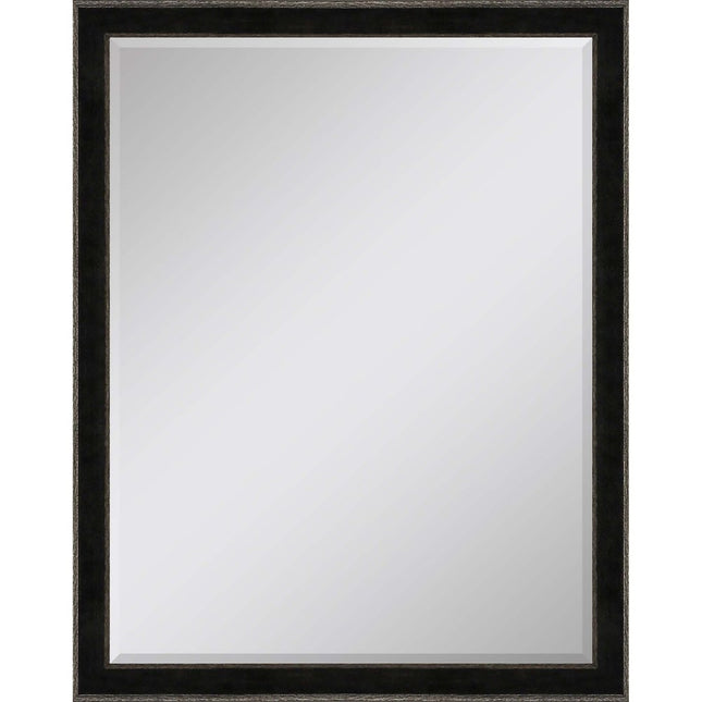44" Dark Brown Wood Accent Mirror HomeRoots
