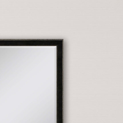 44" Dark Brown Wood Accent Mirror HomeRoots